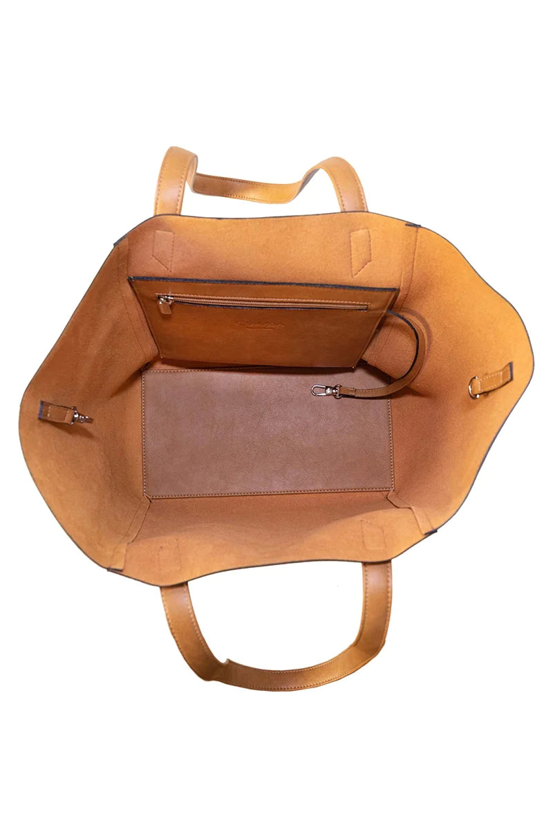 TOTISSIMO Camel - Shoulder Vegan Bag