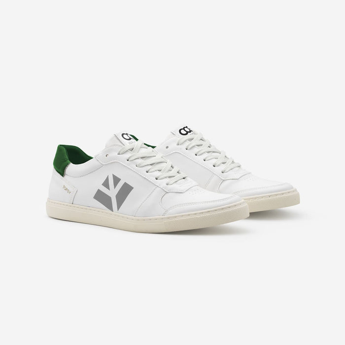 Topsy Vegan Sneaker Unisex | Green / Grey