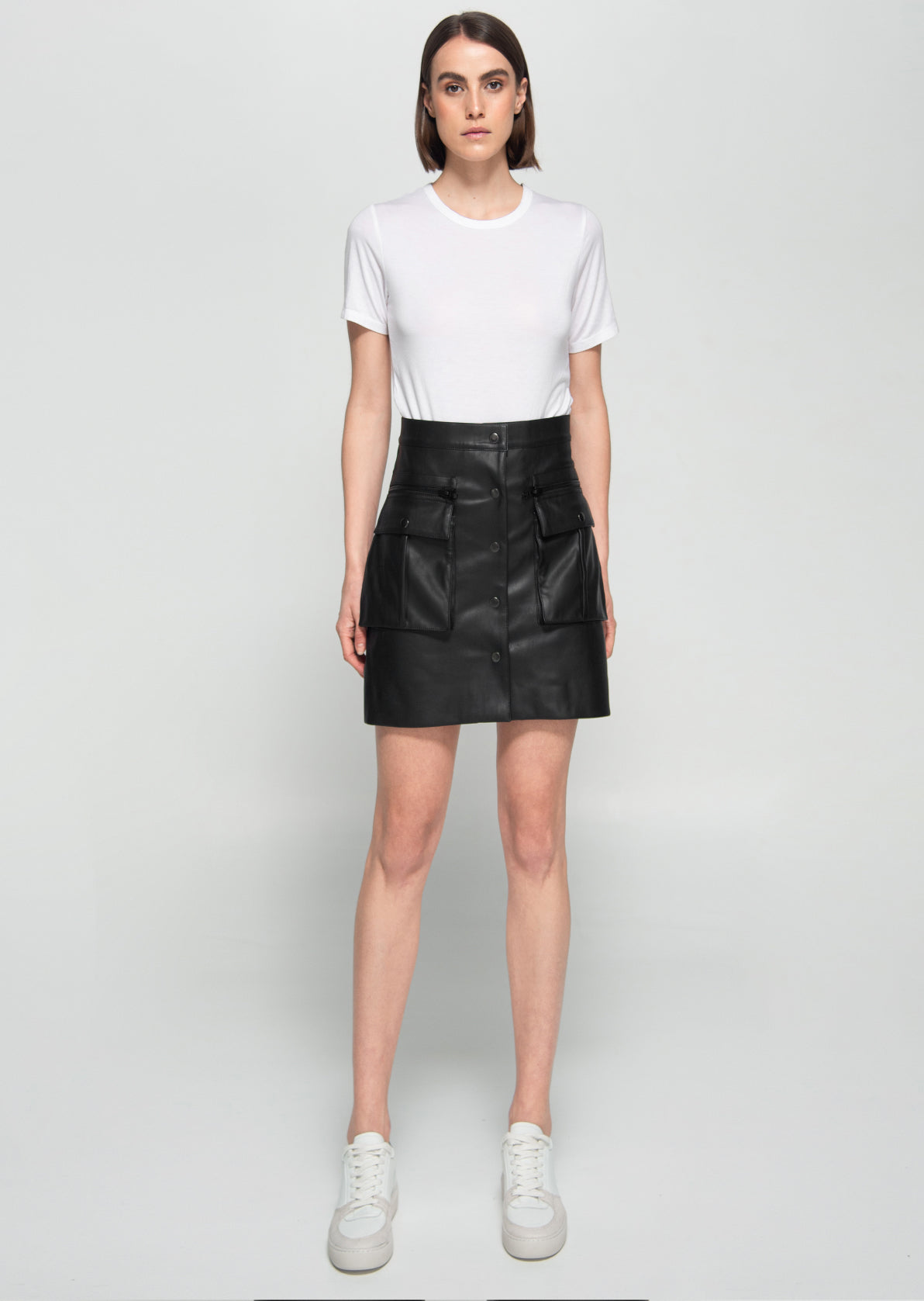 Jane Skirt -  Vegan Leather Skirt
