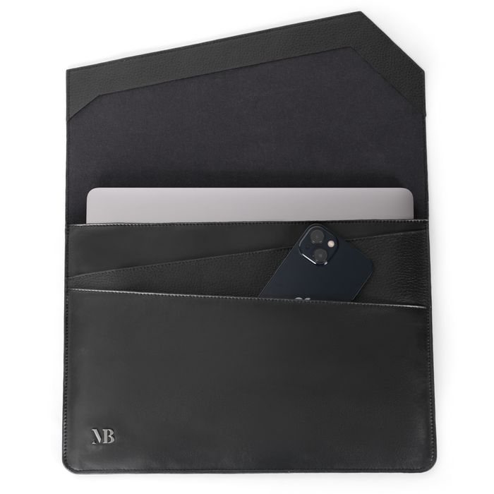 Cannon - Black Edition Vegan Mirum Leather Laptop Sleeve