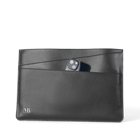 Jett - Black Edition Vegan Mirum Leather Laptop Sleeve
