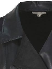 Moto Jacket Vegan Nappa Leather | Women Black