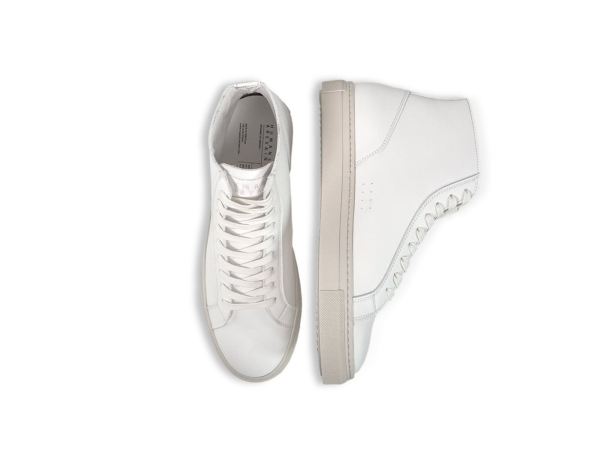 Visby V2 Sustainable High Top Sneaker  - White