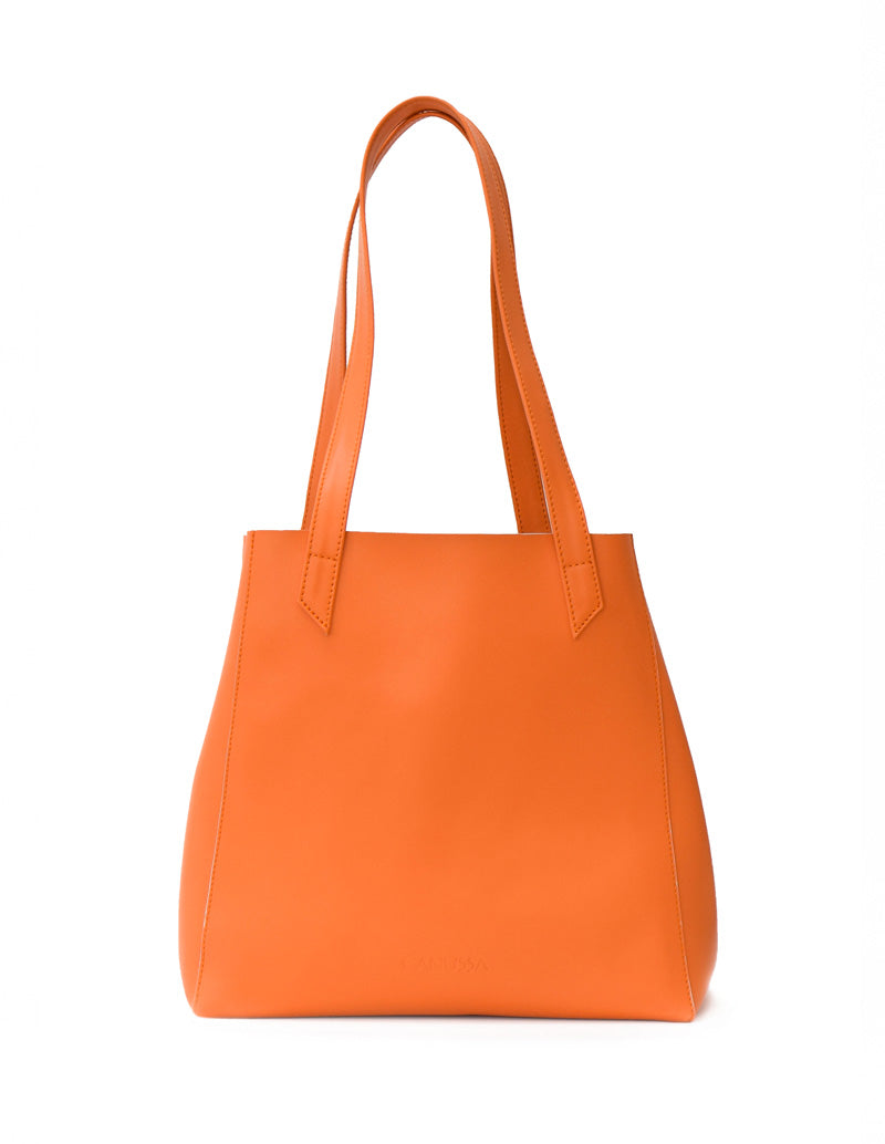 TOTISSIMO Orange - Shoulder Vegan Bag