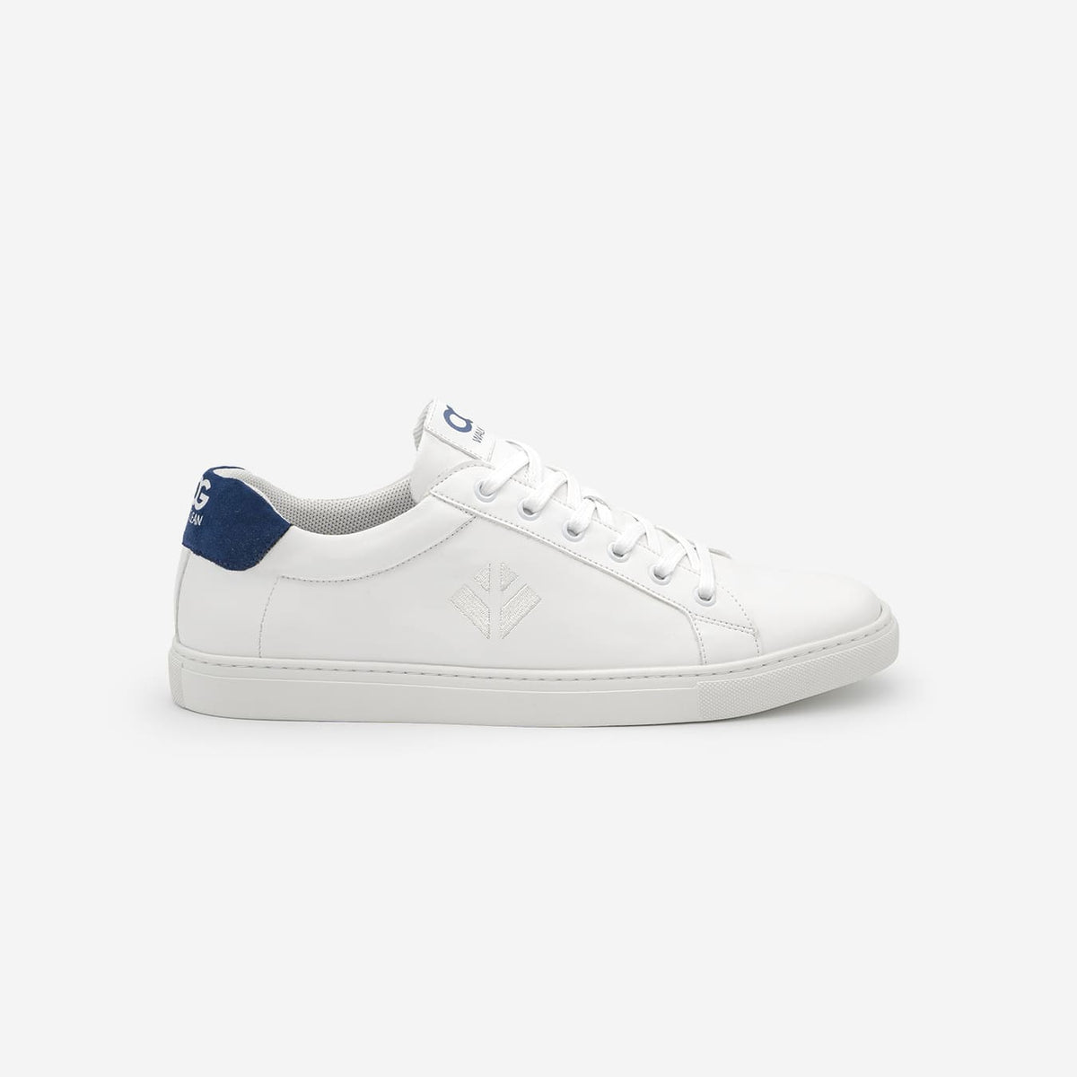 Winton Vegan Sneaker - White / Blue Unisex