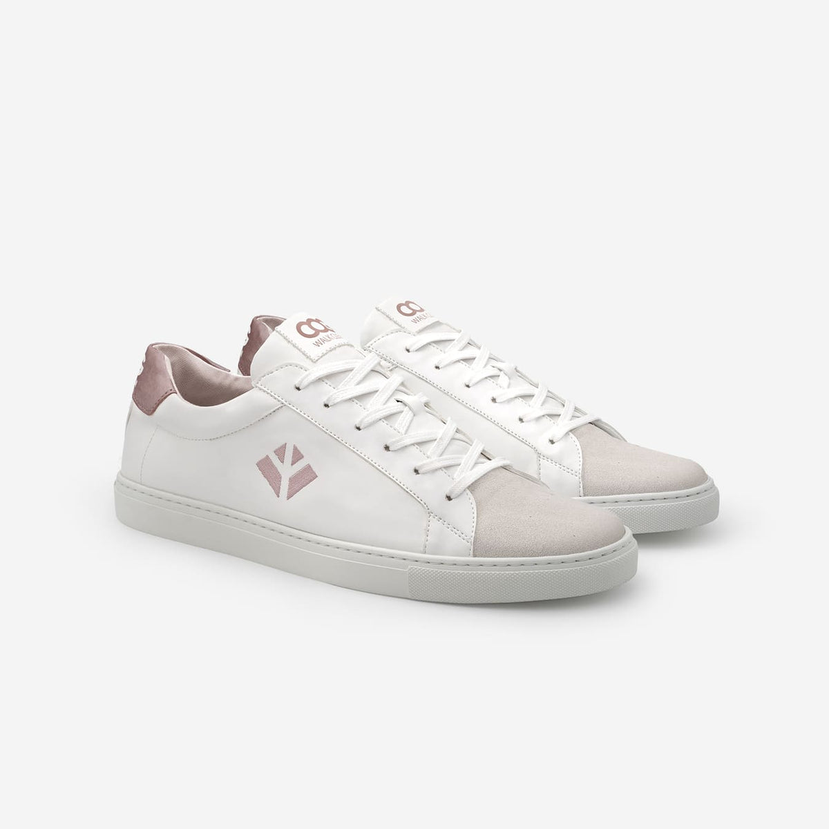 Winton Vegan Sneaker - White / Rose Unisex