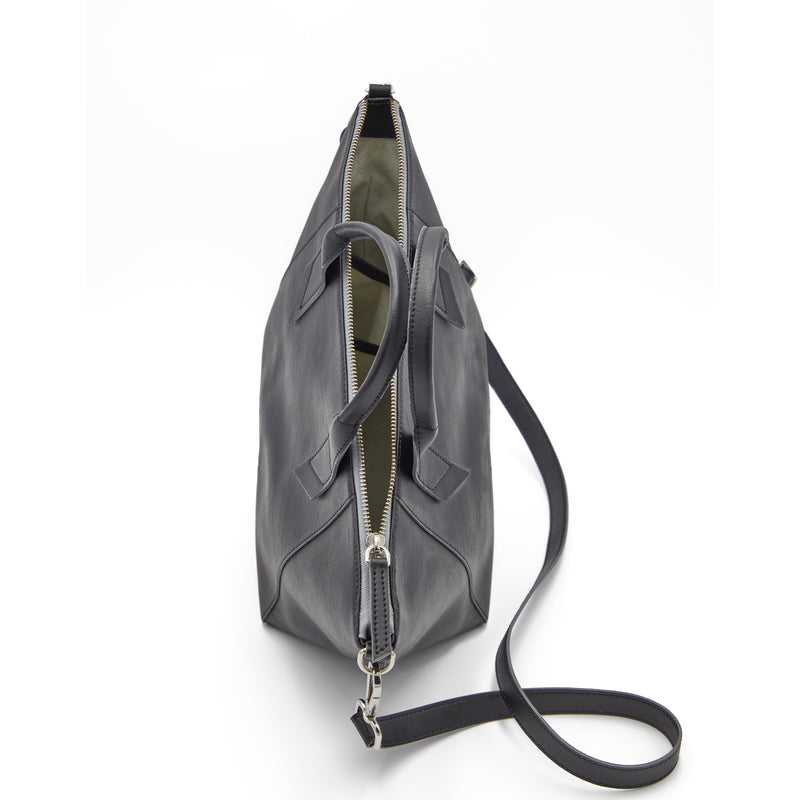 Trotto Black/Grey -  Crossbody Vegan Bag