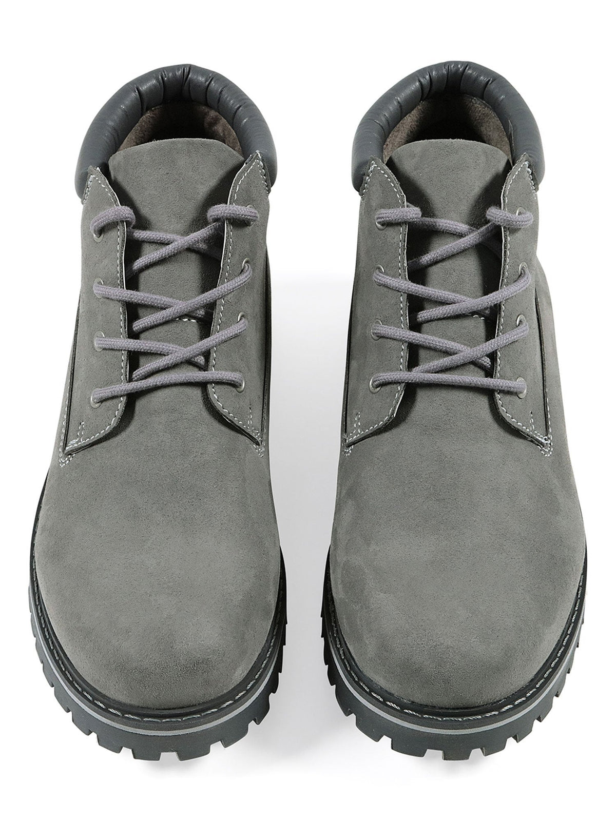 Low Dock Boots Women | Dark Brown | Grey