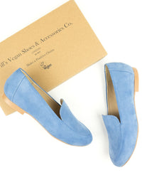 Loafers Vegan Leather  | Women Blue