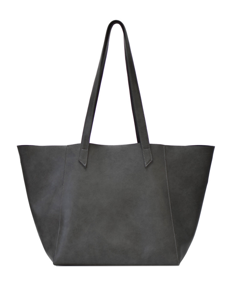 TOTISSIMO Grey - Shoulder Vegan Bag