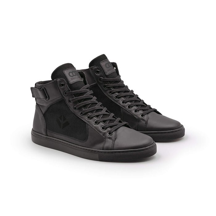 COG - Wallace Mid Vegan Sneaker | All Black Grape