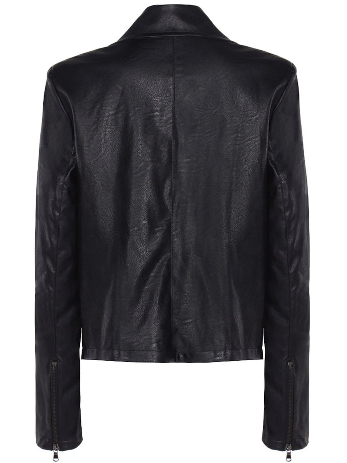 Biker Jacket Women Vegan Leather | Black, Will's Vegan Store,  Liv & Grace vegan