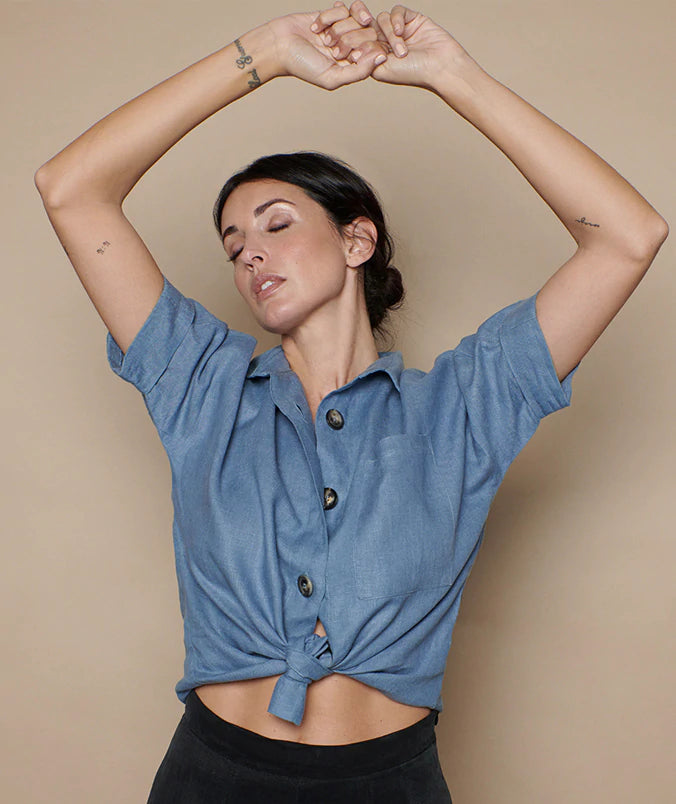 Clovy Blouse | 100% Corozo-Linen, Alay&amp;Co,  Liv & Grace vegan