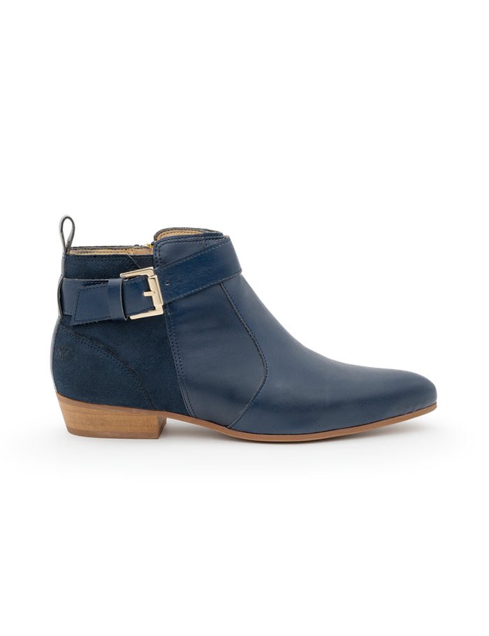 COG - Olympe Vegan Bootie | Blue, COG,  Liv & Grace vegan