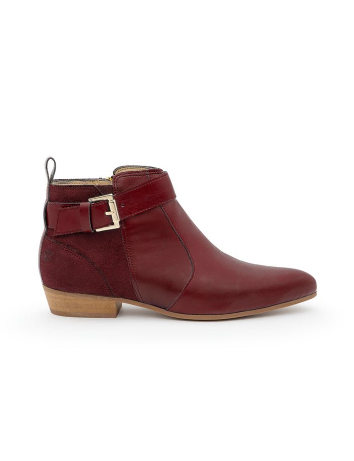 COG - Olympe Vegan Bootie | Bordeaux, COG,  Liv & Grace vegan