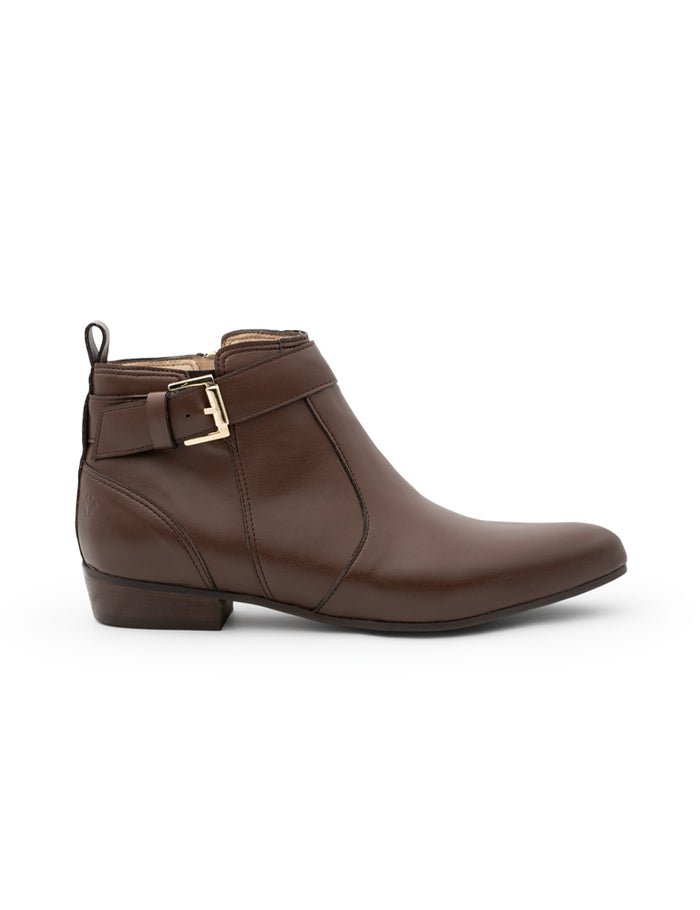 COG - Olympe Vegan Bootie | Chocolate, COG,  Liv & Grace vegan