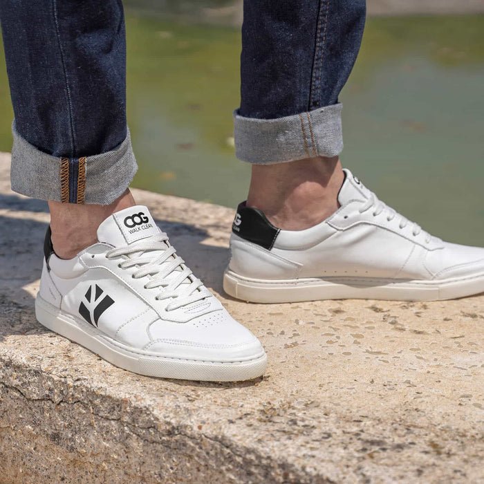 COG - Topsy Vegan Sneaker Unisex | White Black, COG,  Liv & Grace vegan