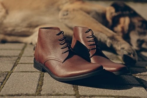 Dover Men's Vegan Desert Boot | Brown, NAE,  Liv & Grace vegan