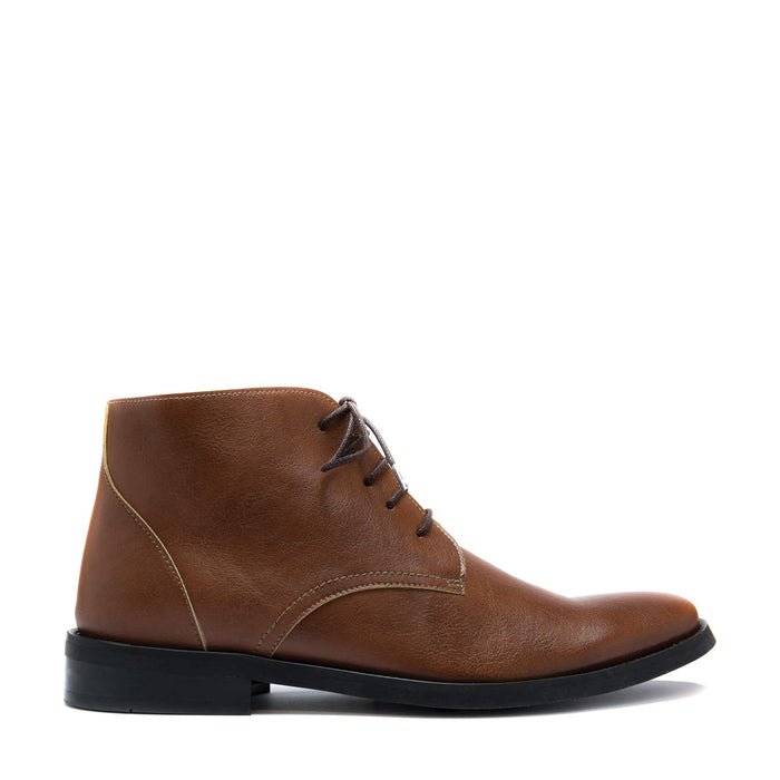 Dover Men's Vegan Desert Boot | Brown, NAE,  Liv & Grace vegan
