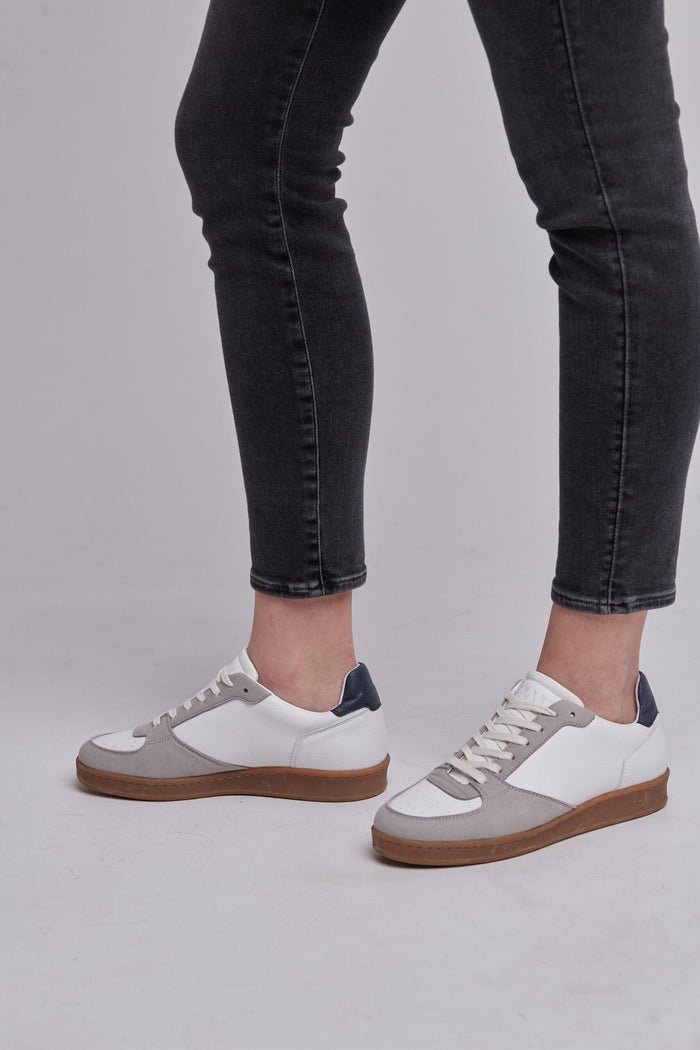 Eden V2  Sustainable Sneaker - White / Navy, Humans are Vain,  Liv & Grace vegan