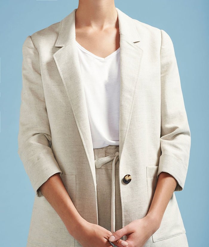 Ema Blazer | Linen&Cotton, Alay&amp;Co,  Liv & Grace vegan