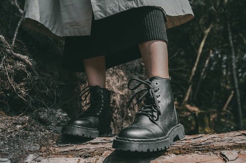 Harley Black Vegan Boots, NAE,  Liv & Grace vegan