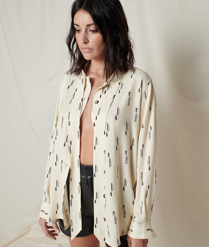 Lara White Blouse Ecovero, Alay&amp;Co,  Liv & Grace vegan