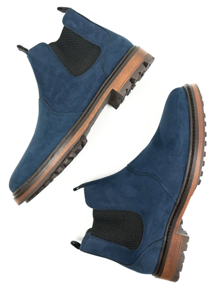 Men’s Continental Chelsea Boots | Blue, Will's Vegan Store,  Liv & Grace vegan