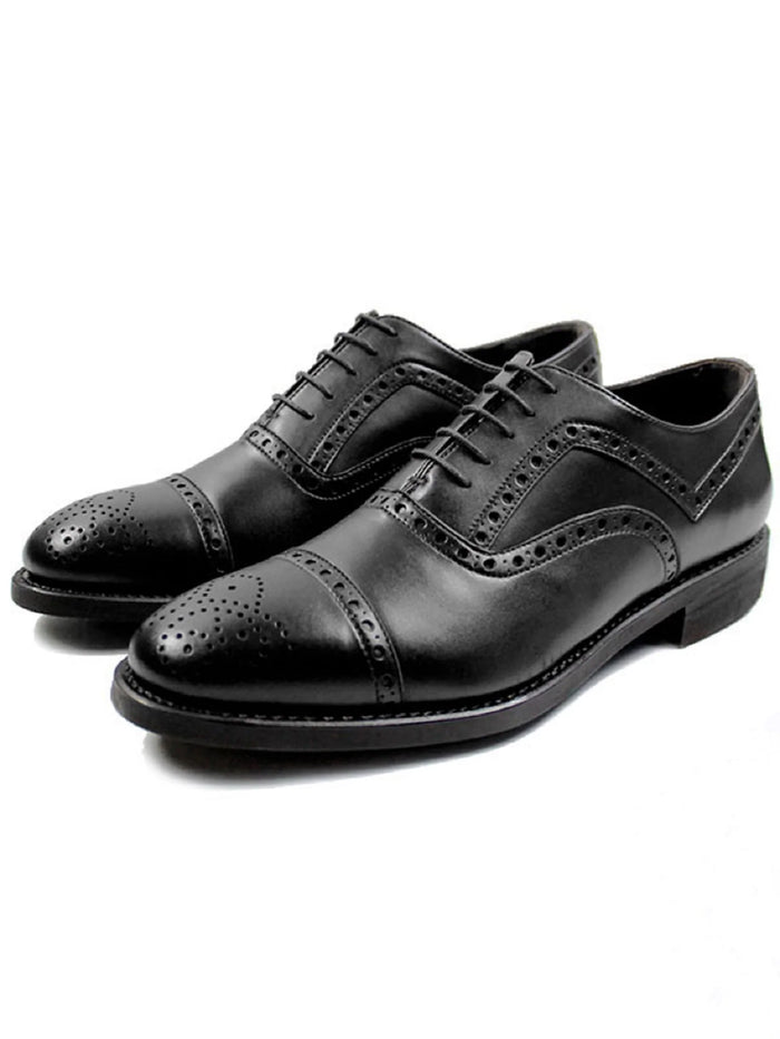 Men’s Goodyear Welt Brogues | Black, Will's Vegan Store,  Liv & Grace vegan