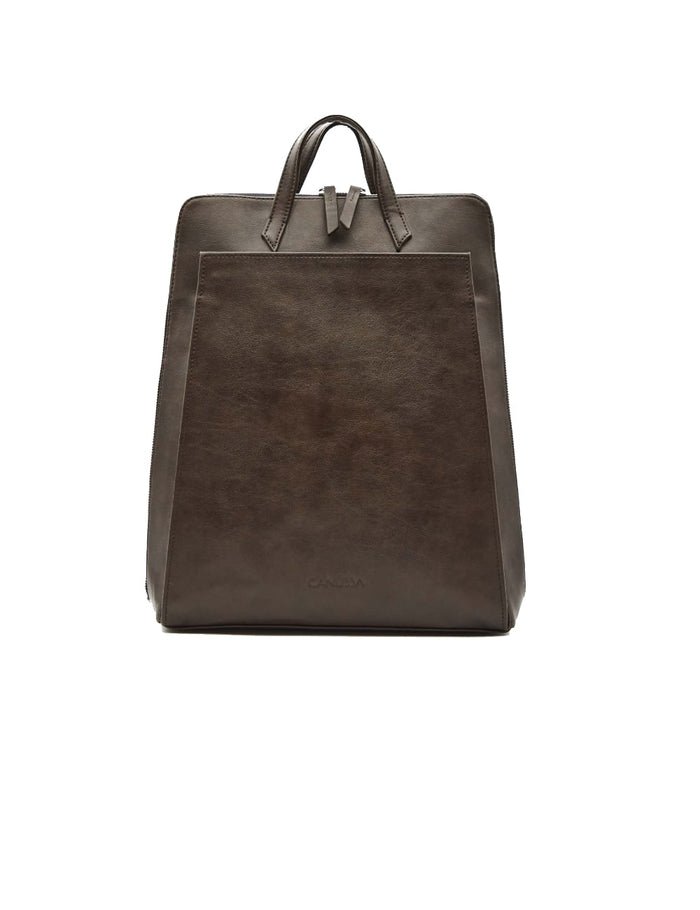 Vegan Leather Laptop Backpack | Brown, Canussa,  Liv & Grace vegan