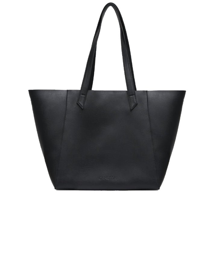 Vegan Leather Shoulder Bag Totissimo | Black, Canussa,  Liv & Grace vegan