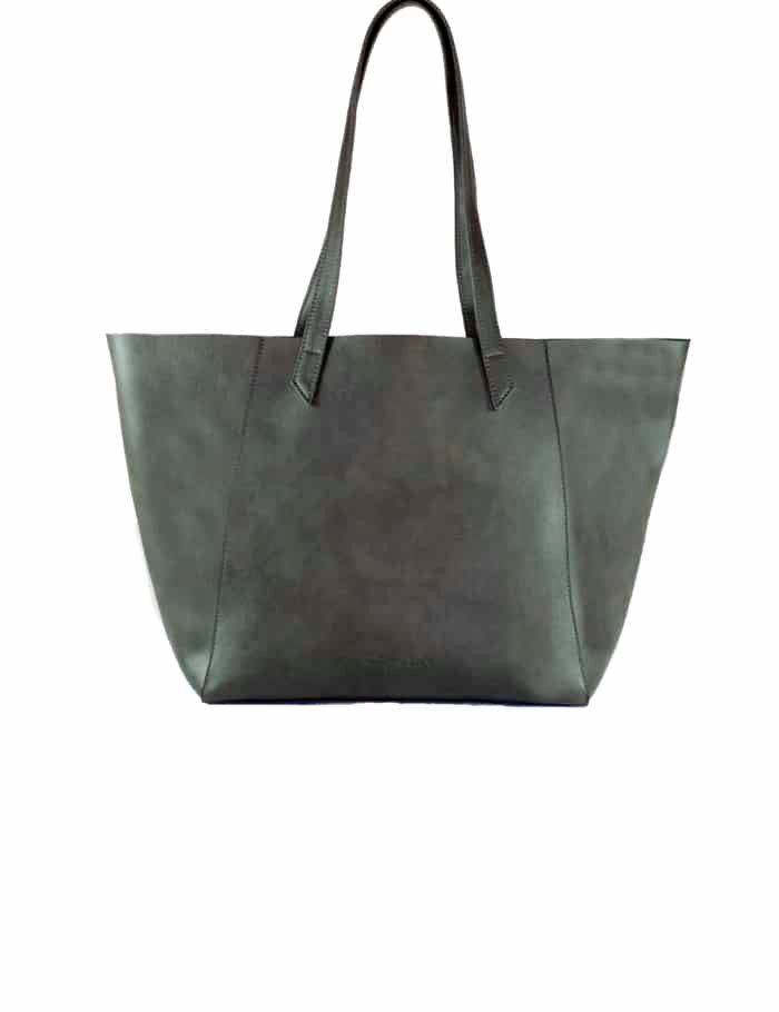 Vegan Leather Shoulder Bag Totissimo | Grey, Canussa,  Liv & Grace vegan