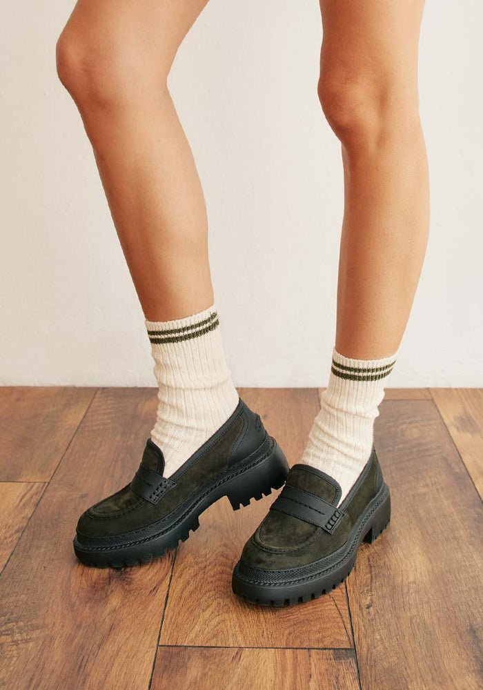 Vegan Moccasins Lucia Suede | Olive, Mireia Playa,  Liv & Grace vegan