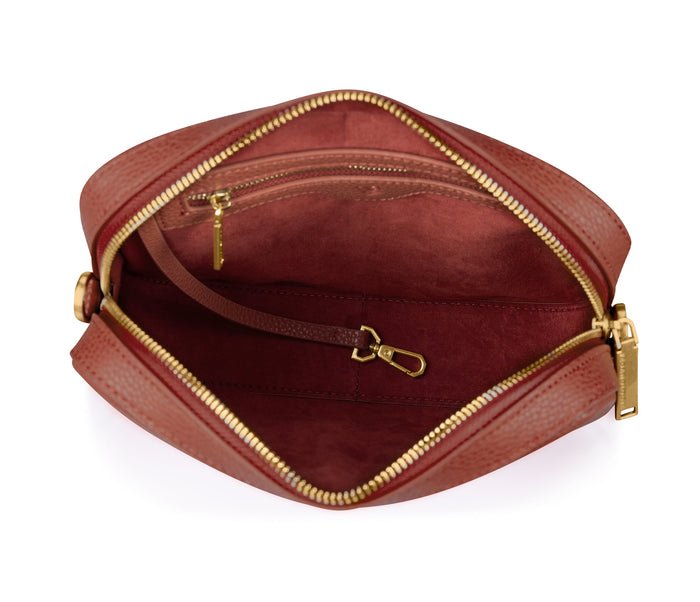 Vegan Shoulder Bag Maze Cinnamon, Veganologie,  Liv & Grace vegan