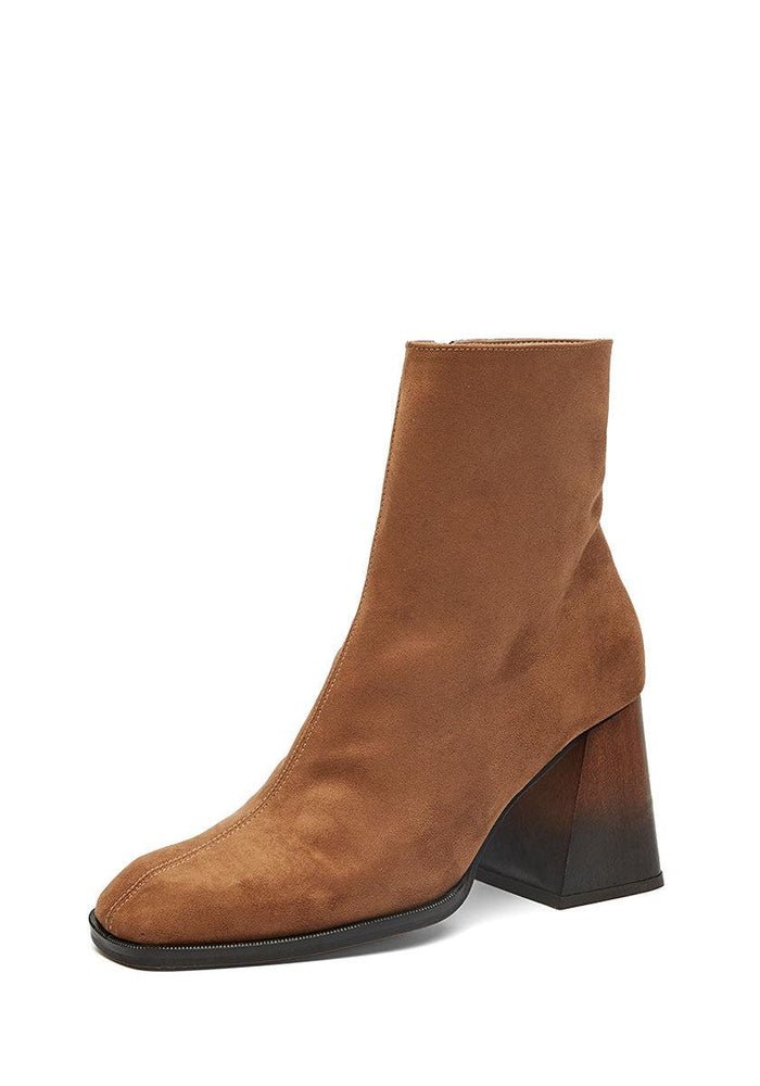 Vegan Suede Boots Nefia | Camel, Mireia Playa,  Liv & Grace vegan