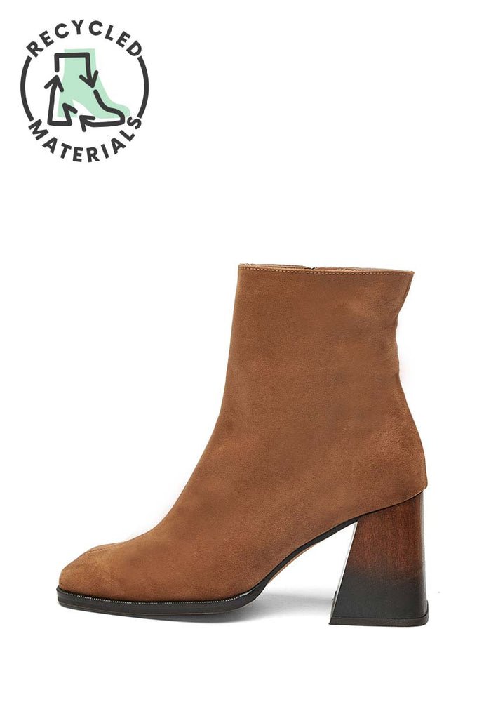 Vegan Suede Boots Nefia | Camel, Mireia Playa,  Liv & Grace vegan