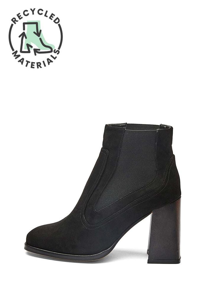 Vegan Suede Boots Nes | Black, Mireia Playa,  Liv & Grace vegan
