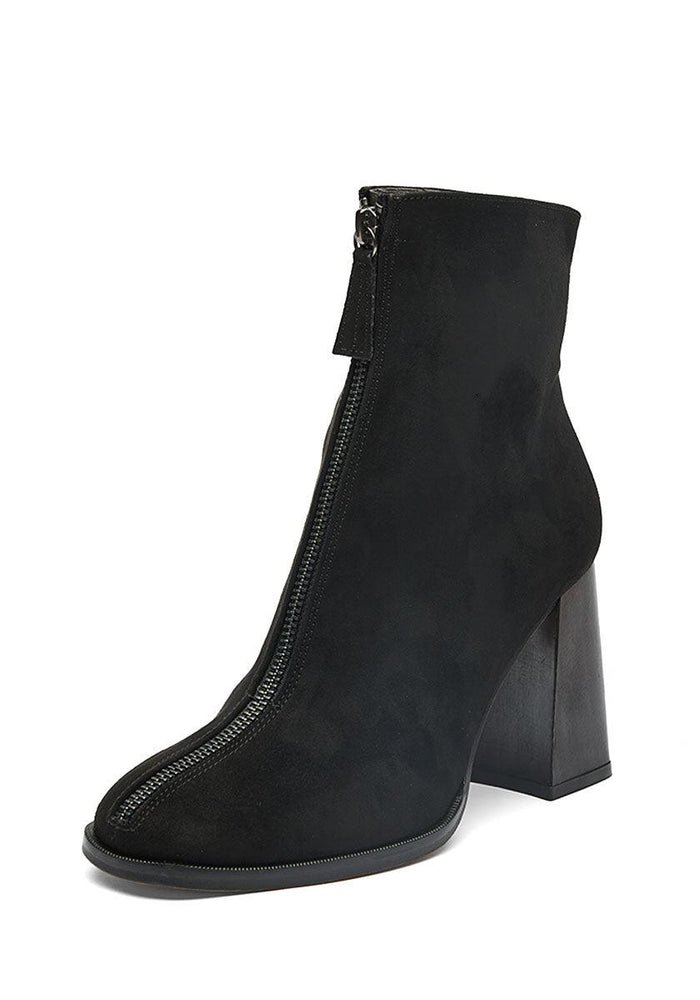 Vegan Suede Boots Nika | Black, Mireia Playa,  Liv & Grace vegan