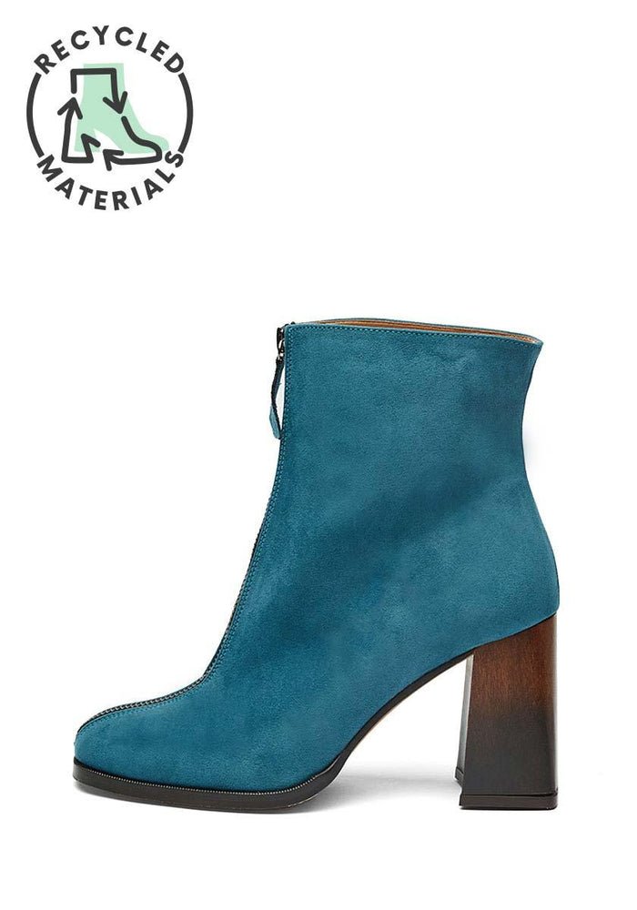 Vegan Suede Boots Nika | Blue, Mireia Playa,  Liv & Grace vegan