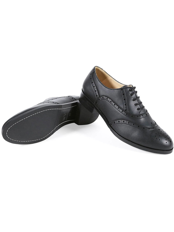 Women's Oxford Brogues | Black, Will's Vegan Store,  Liv & Grace vegan