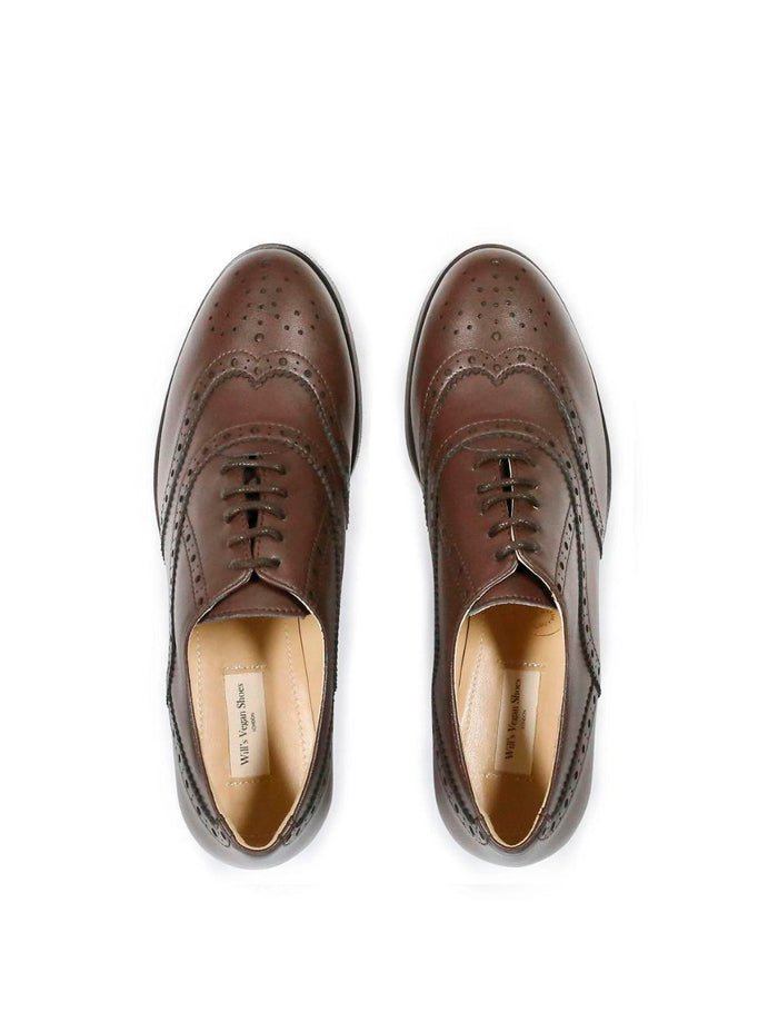 Women's Oxford Brogues | Dark Brown, Will's Vegan Store,  Liv & Grace vegan
