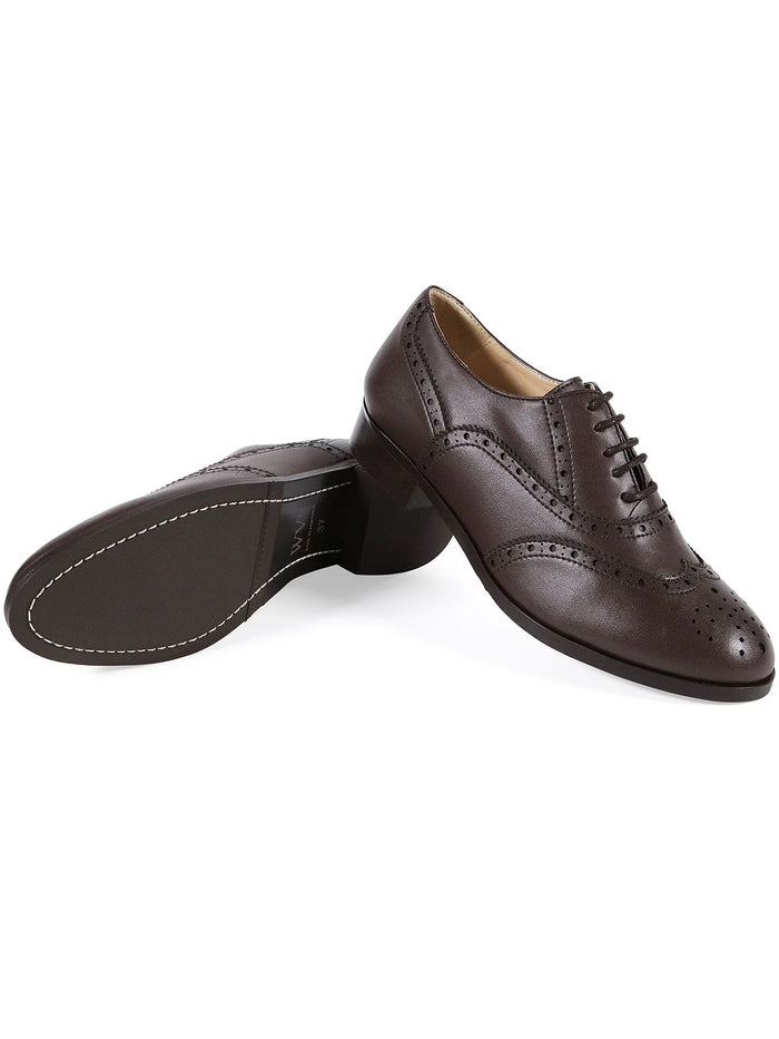 Women's Oxford Brogues | Dark Brown, Will's Vegan Store,  Liv & Grace vegan